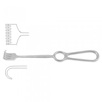 Kocher Retractor 8 Semi Sharp Prongs Stainless Steel, 22 cm - 8 3/4"